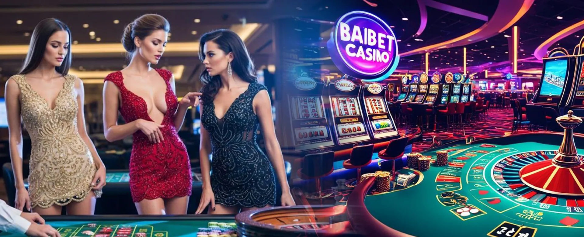 Promotions Hero Banner with Gold Coins and Table Games